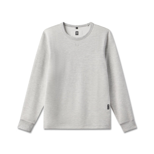 1112. Waffle Knit Longsleeve - Heather Grey | ASRV