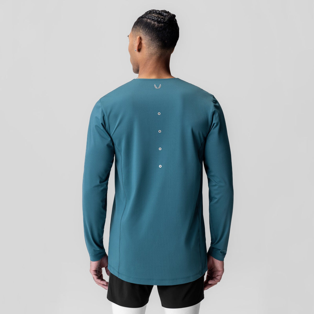 0907. AeroSilver® Training Long Sleeve - Storm "Space Bracket" | ASRV