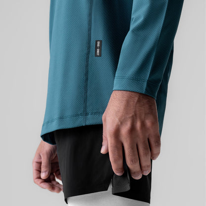 0907. AeroSilver® Training Long Sleeve - Storm "Space Bracket" | ASRV