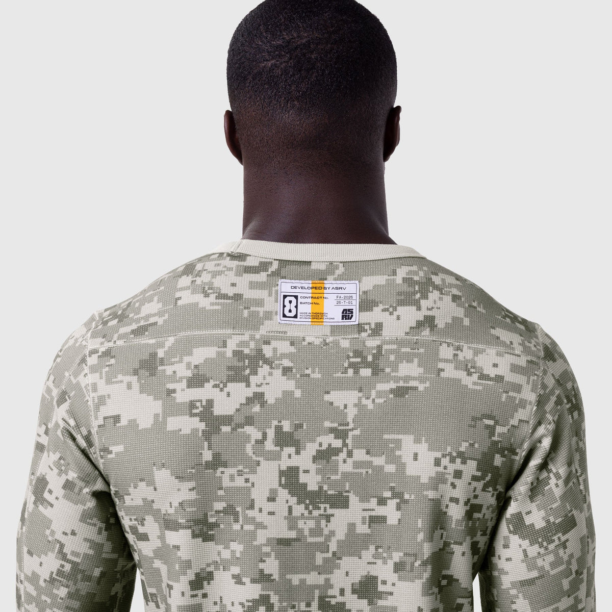 1112. Waffle Knit Longsleeve - Digital Camo | ASRV