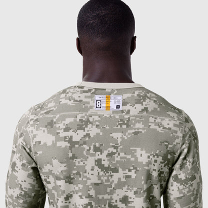 1112. Waffle Knit Longsleeve - Digital Camo | ASRV