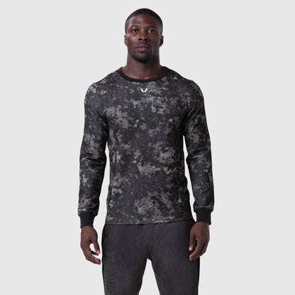 1112. Waffle Knit Longsleeve - Pixel Camo | ASRV