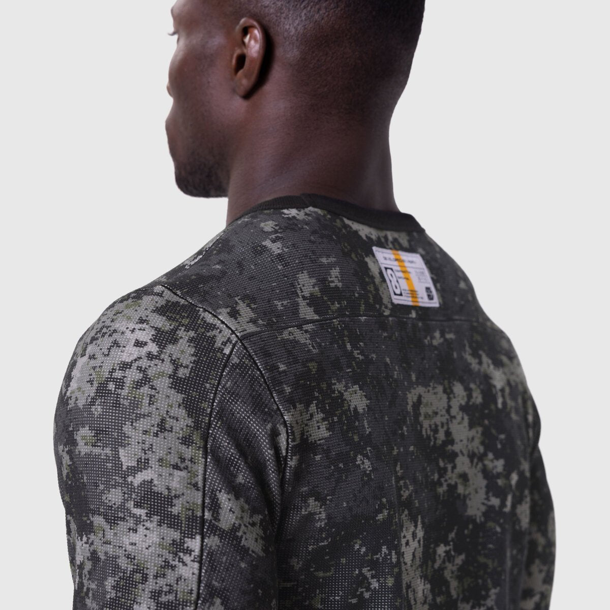 1112. Waffle Knit Longsleeve - Pixel Camo | ASRV
