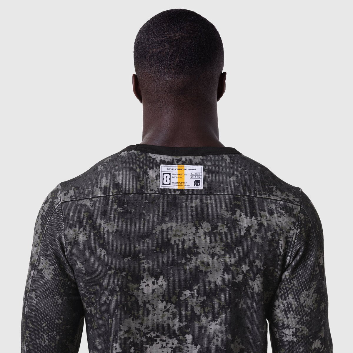 1112. Waffle Knit Longsleeve - Pixel Camo | ASRV