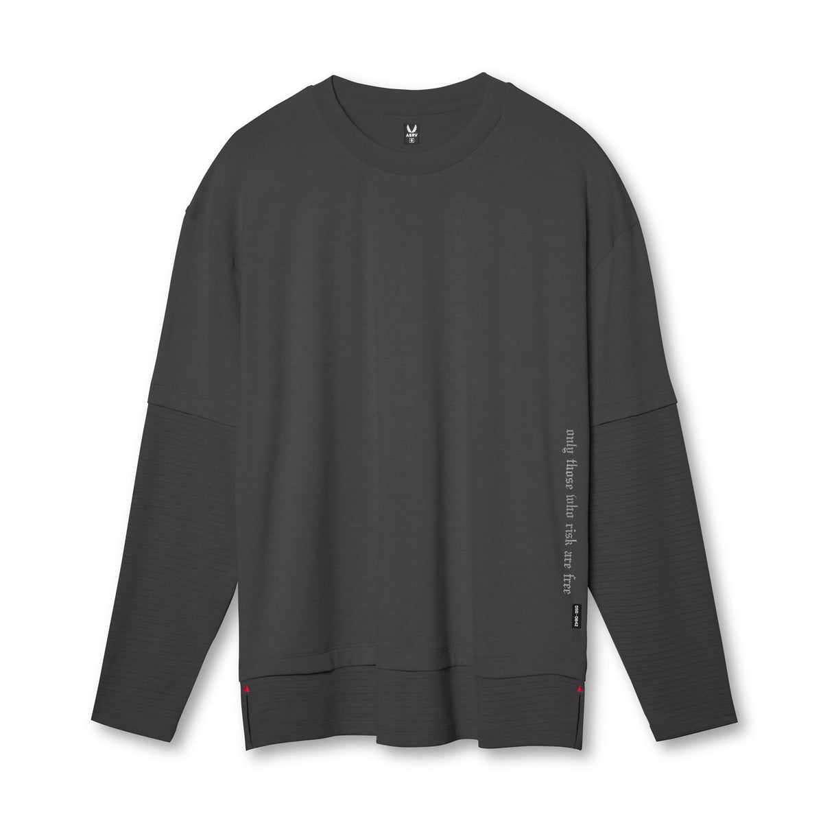 0842. 3D-Lite® 2.0 Layered Long Sleeve - Space Grey "OTWR" | ASRV