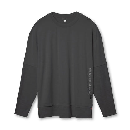 0842. 3D-Lite® 2.0 Layered Long Sleeve - Space Grey "OTWR" | ASRV