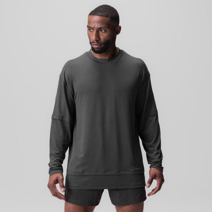 0842. 3D-Lite® 2.0 Layered Long Sleeve - Space Grey "OTWR" | ASRV