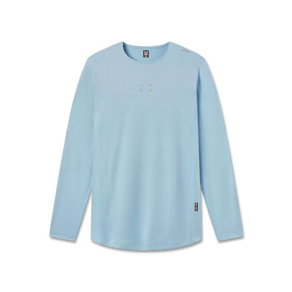 0907. AeroSilver® Training Long Sleeve - Light Sky "Space Bracket" | ASRV