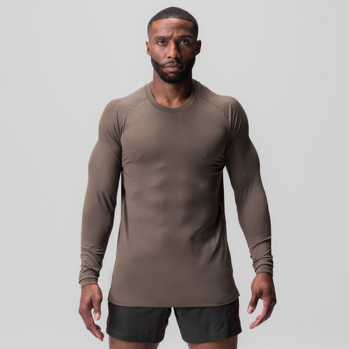 0832. 3D-Lite® 2.0 Fitted Long Sleeve - Deep Taupe "OTWR" | ASRV