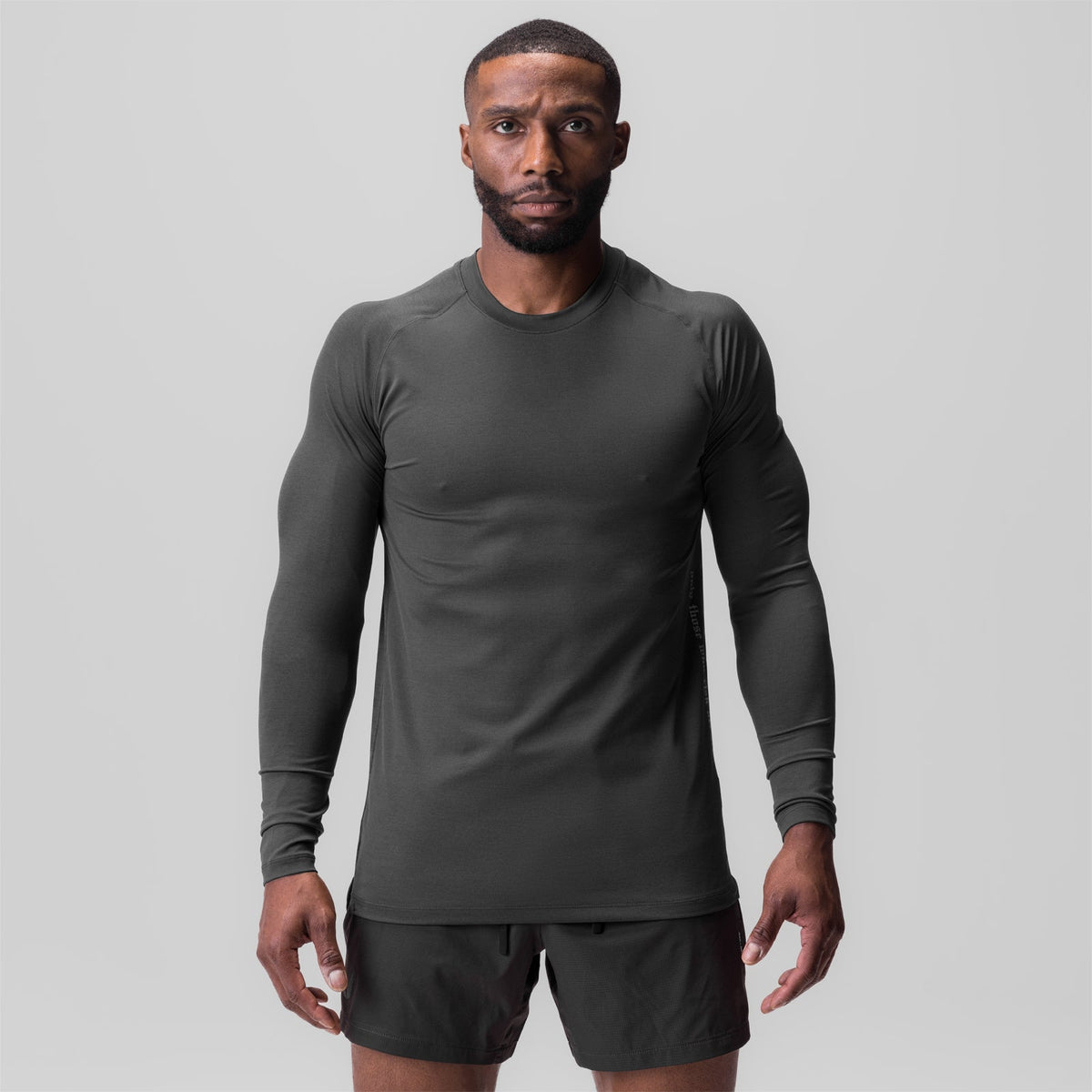 0832. 3D-Lite® 2.0 Fitted Long Sleeve - Space Grey "OTWR" | ASRV