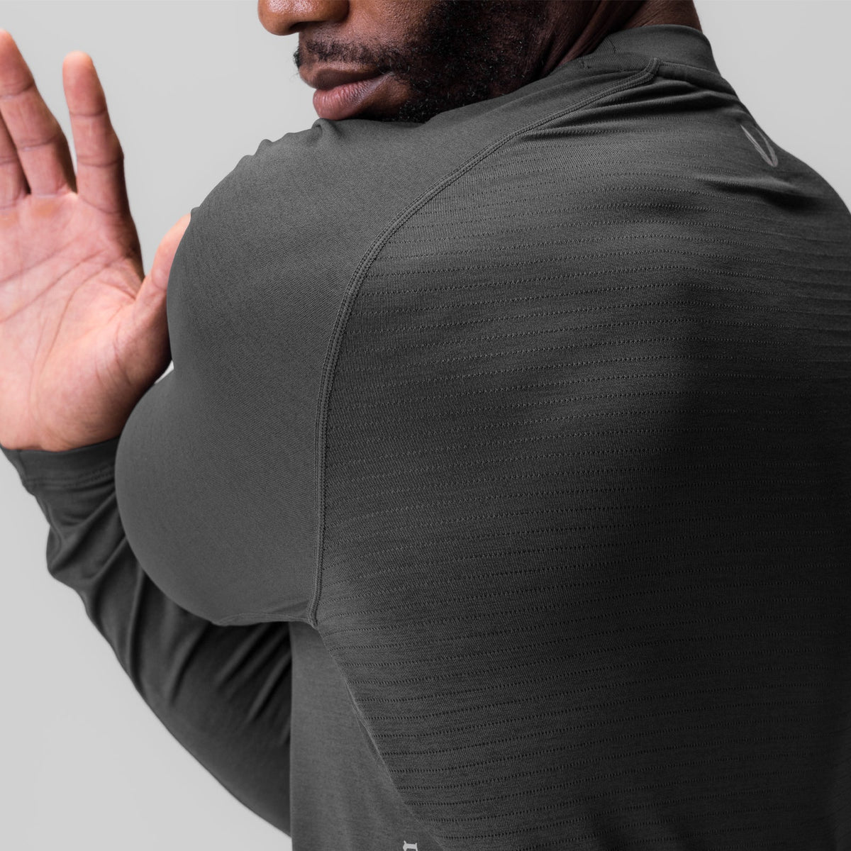 0832. 3D-Lite® 2.0 Fitted Long Sleeve - Space Grey "OTWR" | ASRV