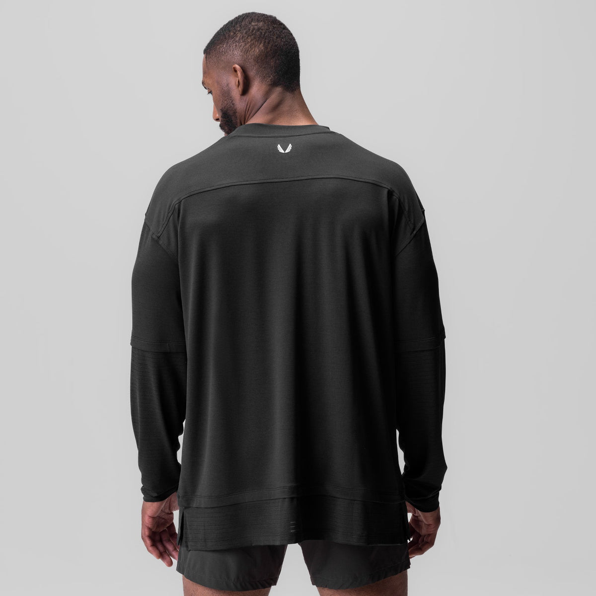 0842. 3D-Lite® 2.0 Layered Long Sleeve - Black "OTWR" | ASRV