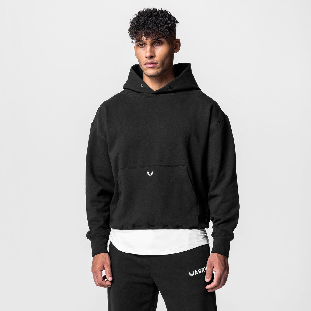 0648. Tech-Terry™ Hoodie - Black | ASRV