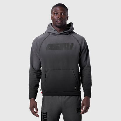 1121. Tech-Terry™ Training Hoodie - Black Sun Fade "Blade" | ASRV