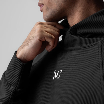 1019. Deltapeak® Oversized Hoodie - Black | ASRV
