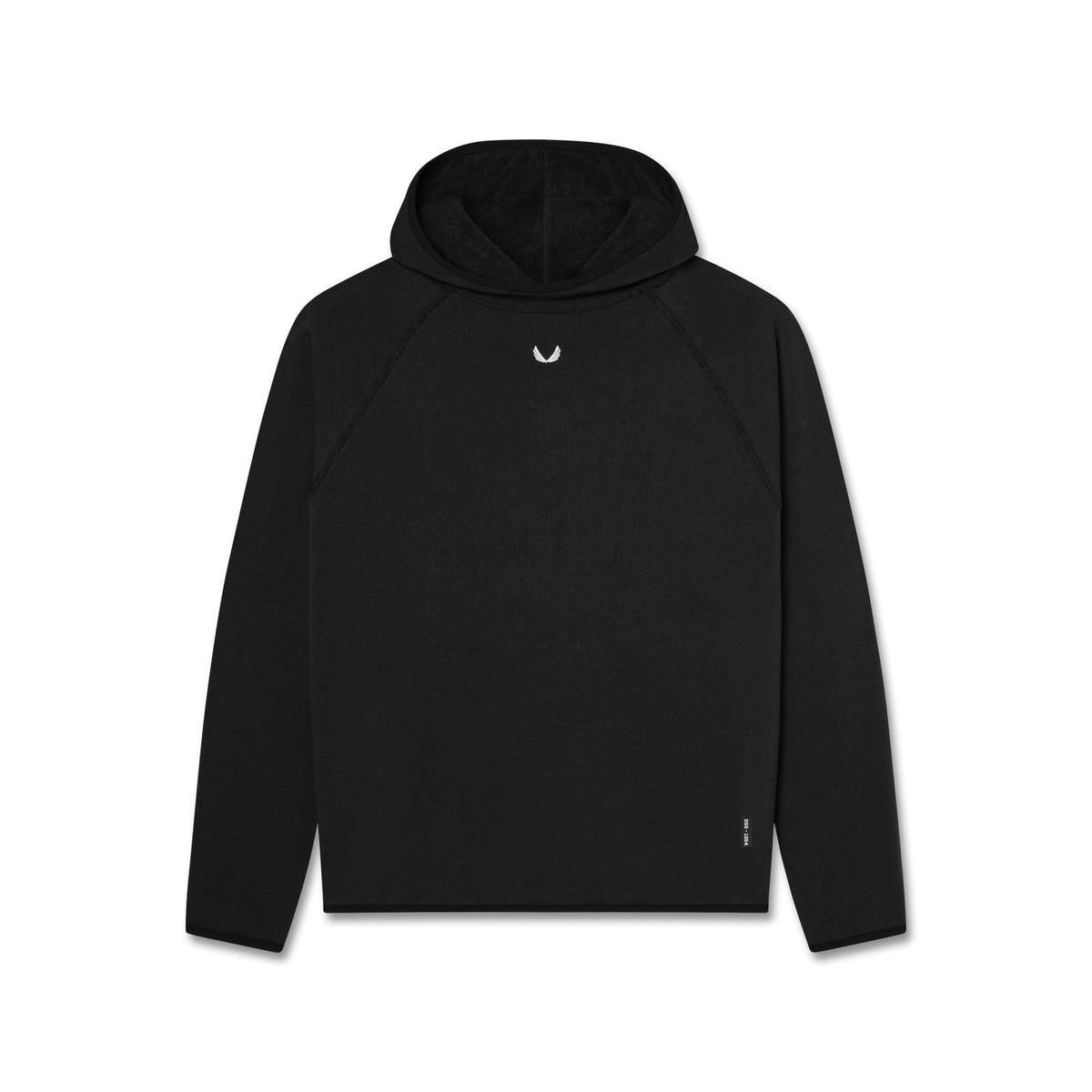 1054. Towel Terry Reversible Hoodie - Black | ASRV