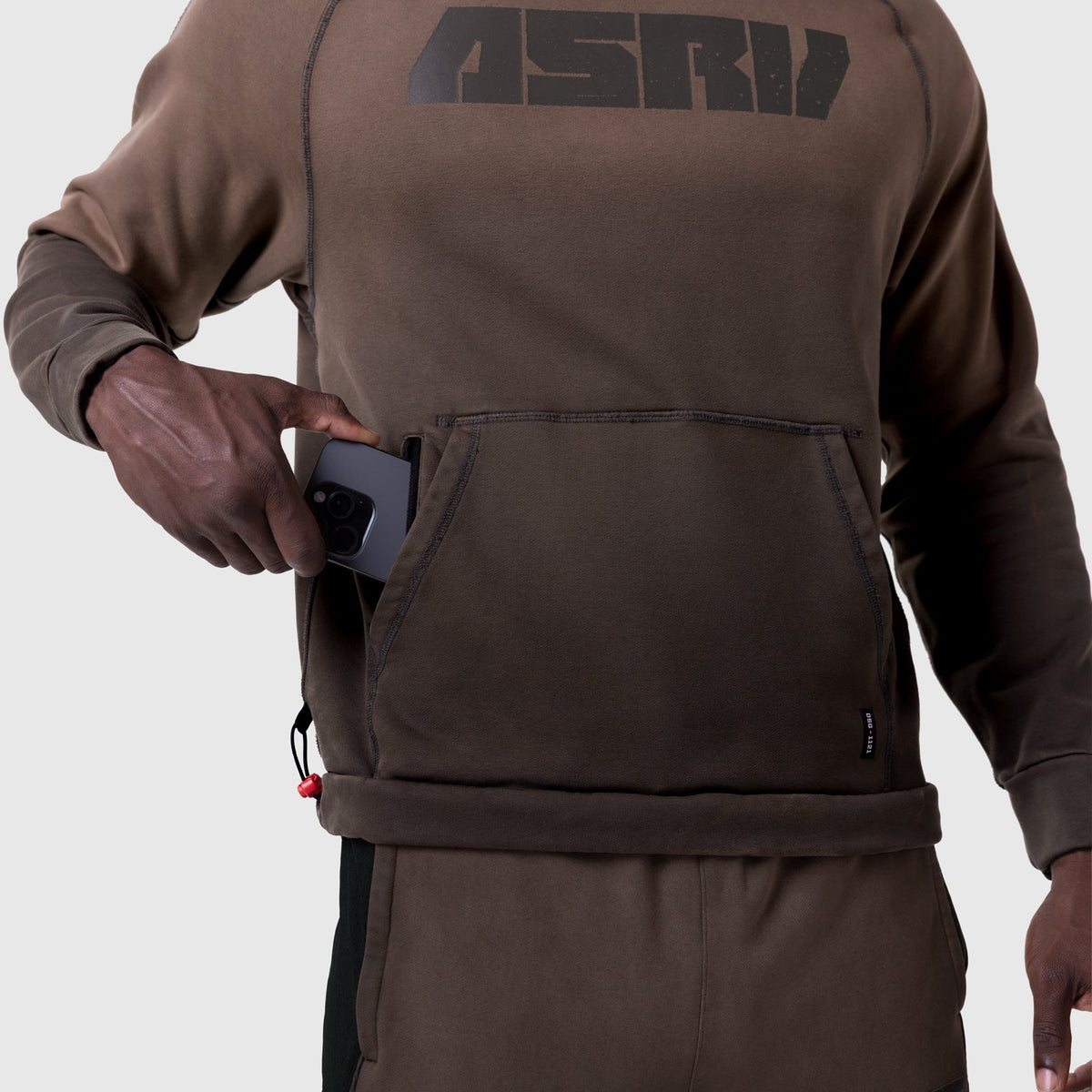 1121. Tech-Terry™ Training Hoodie - Dark Earth Sun Fade "Blade" | ASRV
