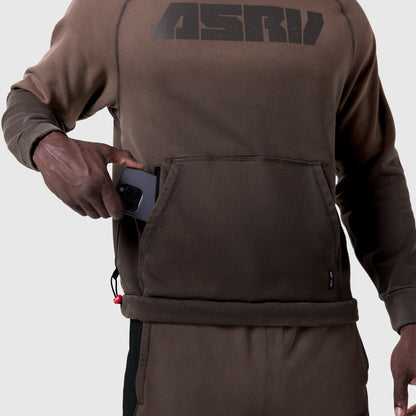 1121. Tech-Terry™ Training Hoodie - Dark Earth Sun Fade "Blade" | ASRV