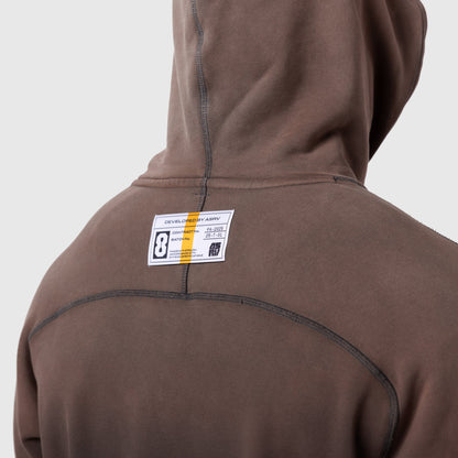 1121. Tech-Terry™ Training Hoodie - Dark Earth Sun Fade "Blade" | ASRV
