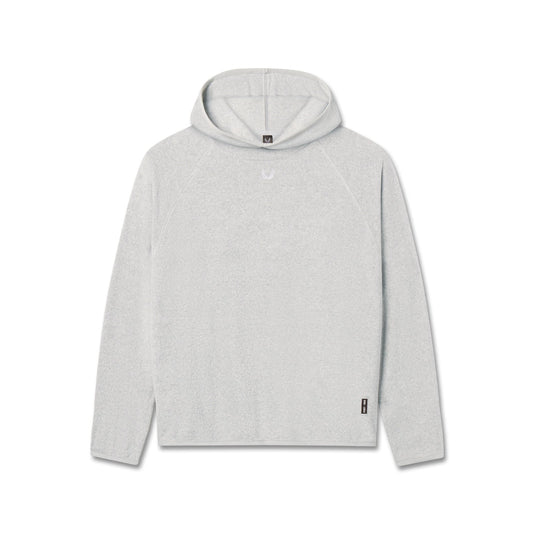 1054. Towel Terry Reversible Hoodie - Heather Grey | ASRV