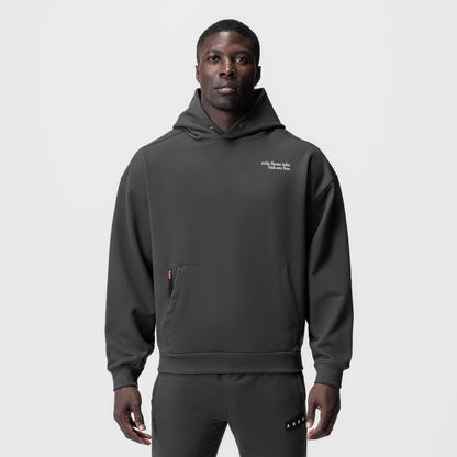 0874. Tech-Terry™ Zip Pocket Hoodie - Space Grey/White "Brush Wings/AS | ASRV