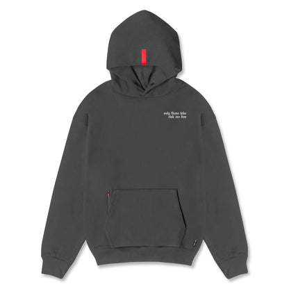 0874. Tech-Terry™ Zip Pocket Hoodie - Space Grey/White "Brush Wings/AS | ASRV