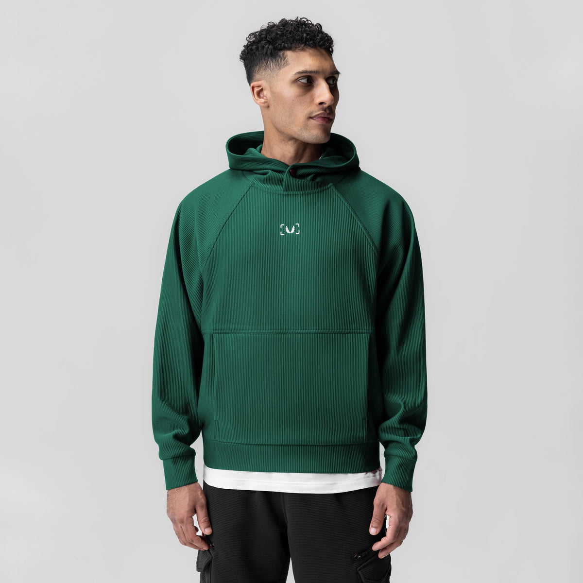 1019. Deltapeak® Oversized Hoodie - Forest Green | ASRV