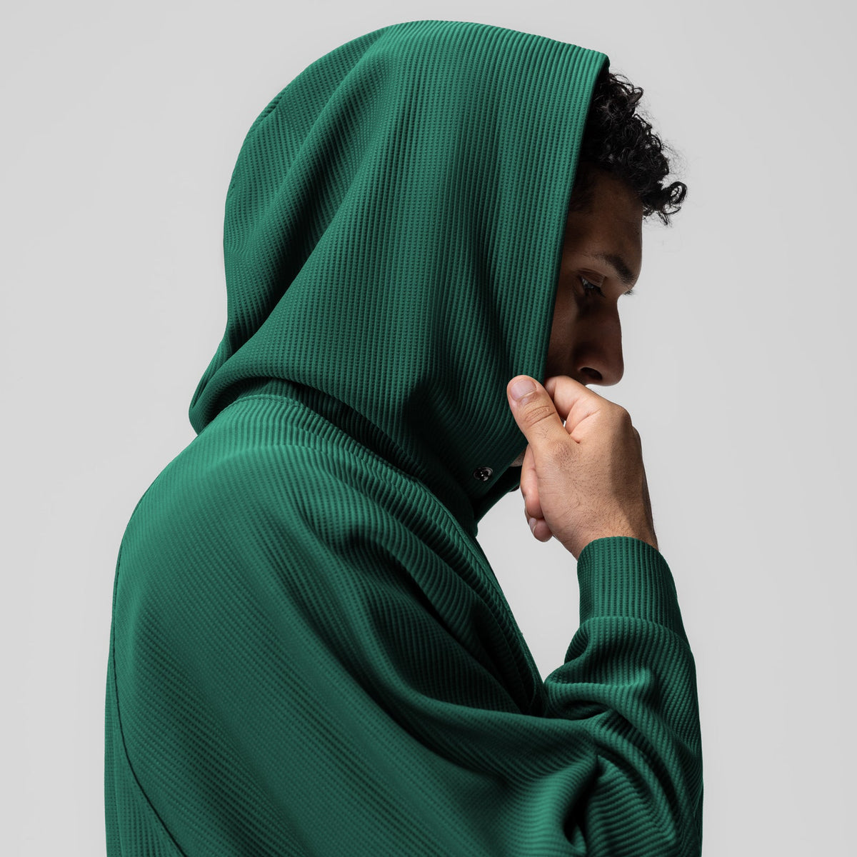 1019. Deltapeak® Oversized Hoodie - Forest Green | ASRV