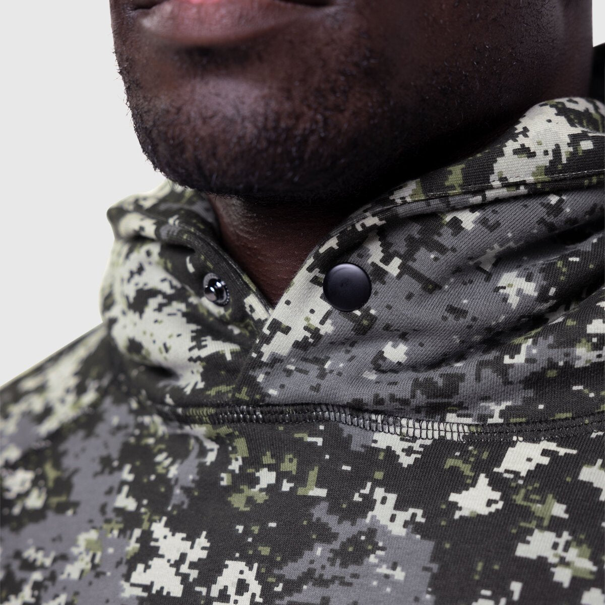 1121. Tech-Terry™ Training Hoodie - Pixel Camo "Blade" | ASRV
