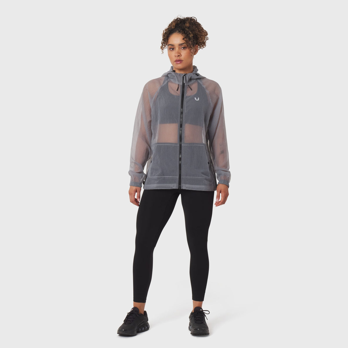 1162. Weather-Ready Transparent Ripstop Shell Jacket - Slate Grey | ASRV