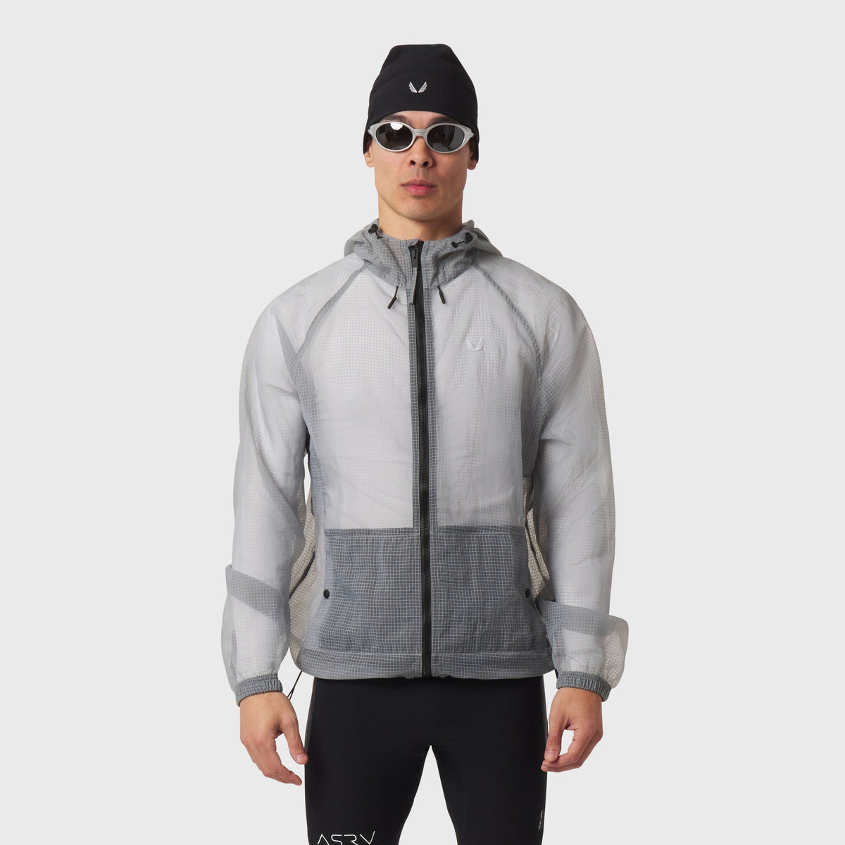 1162. Weather-Ready Transparent Ripstop Shell Jacket - Slate Grey | ASRV