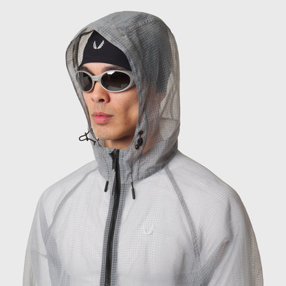 1162. Weather-Ready Transparent Ripstop Shell Jacket - Slate Grey | ASRV