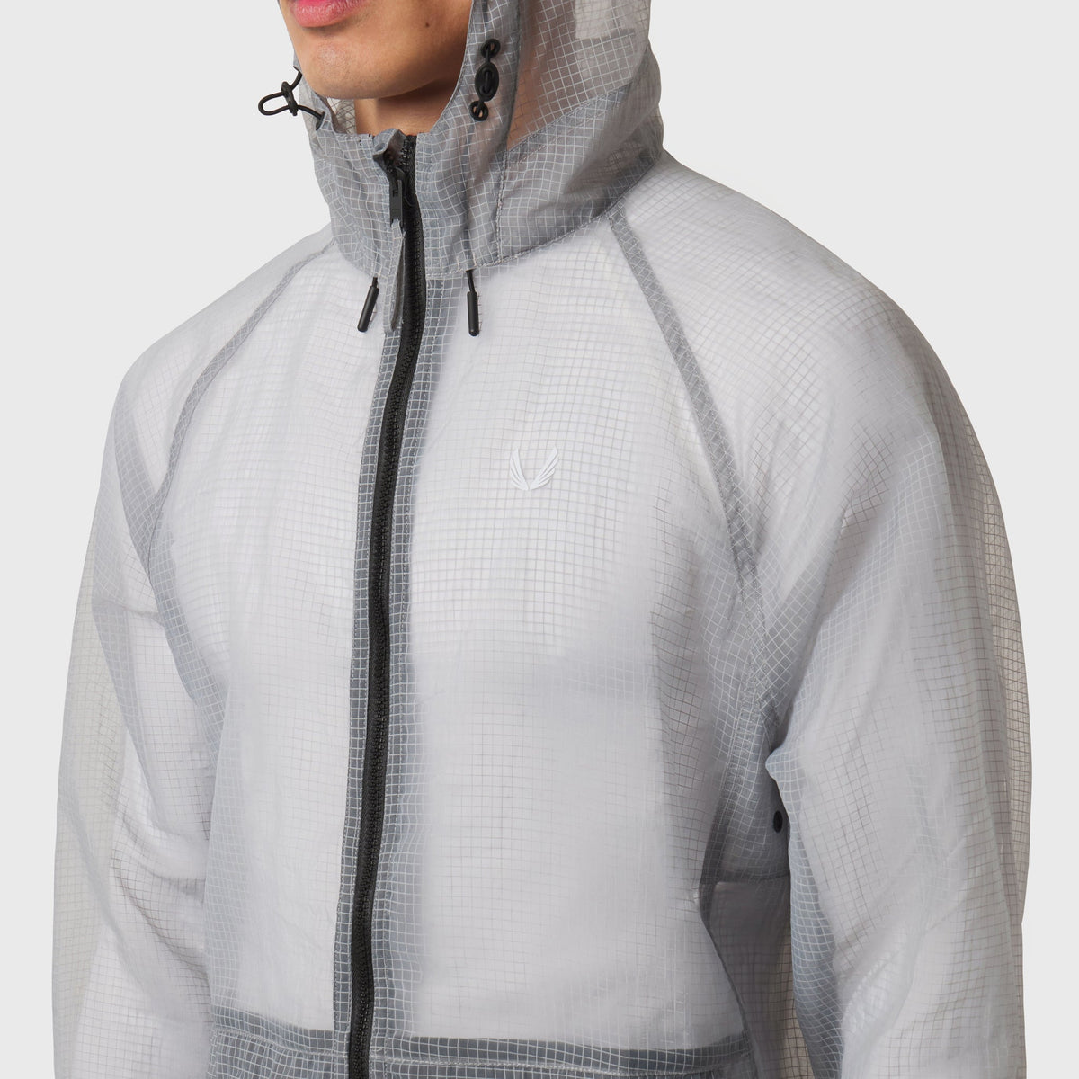 1162. Weather-Ready Transparent Ripstop Shell Jacket - Slate Grey | ASRV