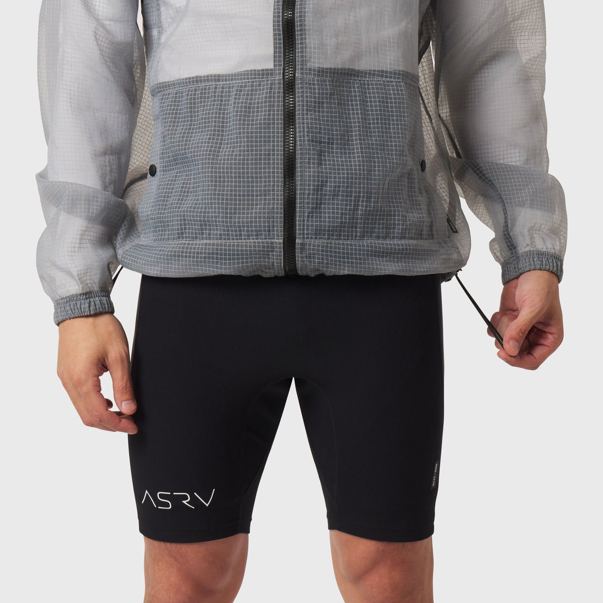 1162. Weather-Ready Transparent Ripstop Shell Jacket - Slate Grey | ASRV
