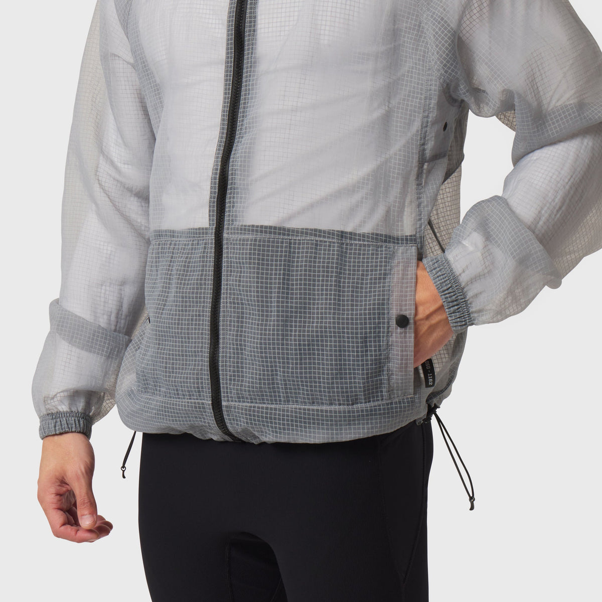 1162. Weather-Ready Transparent Ripstop Shell Jacket - Slate Grey | ASRV