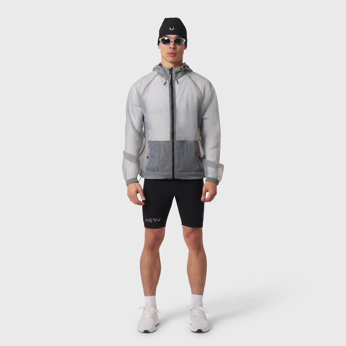 1162. Weather-Ready Transparent Ripstop Shell Jacket - Slate Grey | ASRV