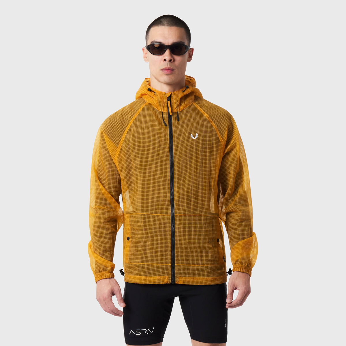 1162. Weather-Ready Transparent Ripstop Shell Jacket - Amber | ASRV