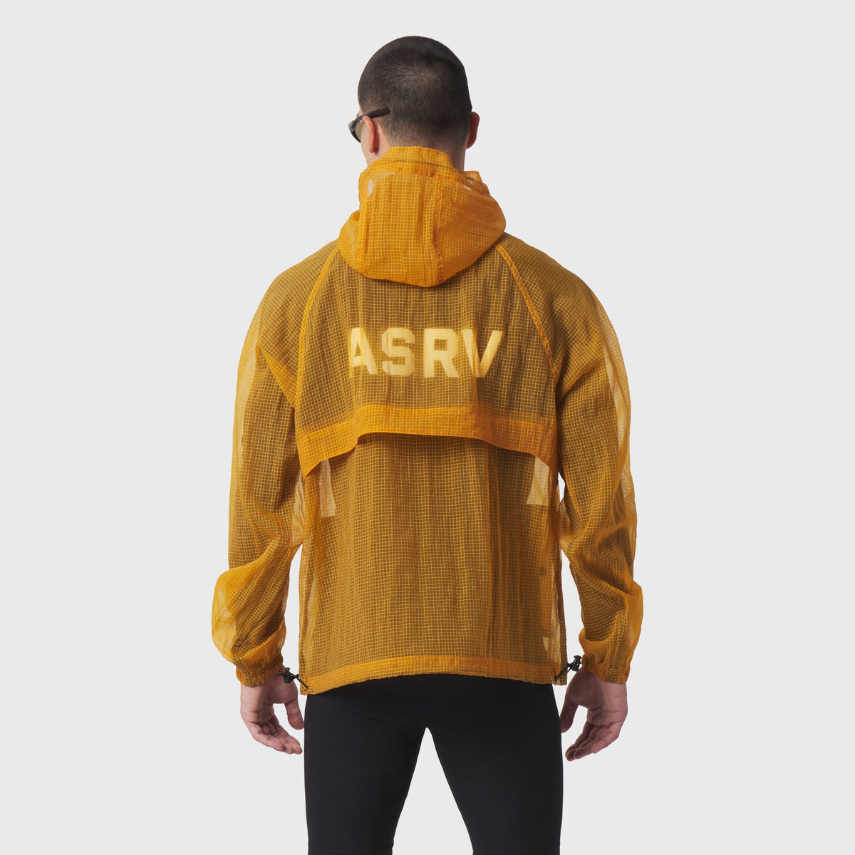 1162. Weather-Ready Transparent Ripstop Shell Jacket - Amber | ASRV