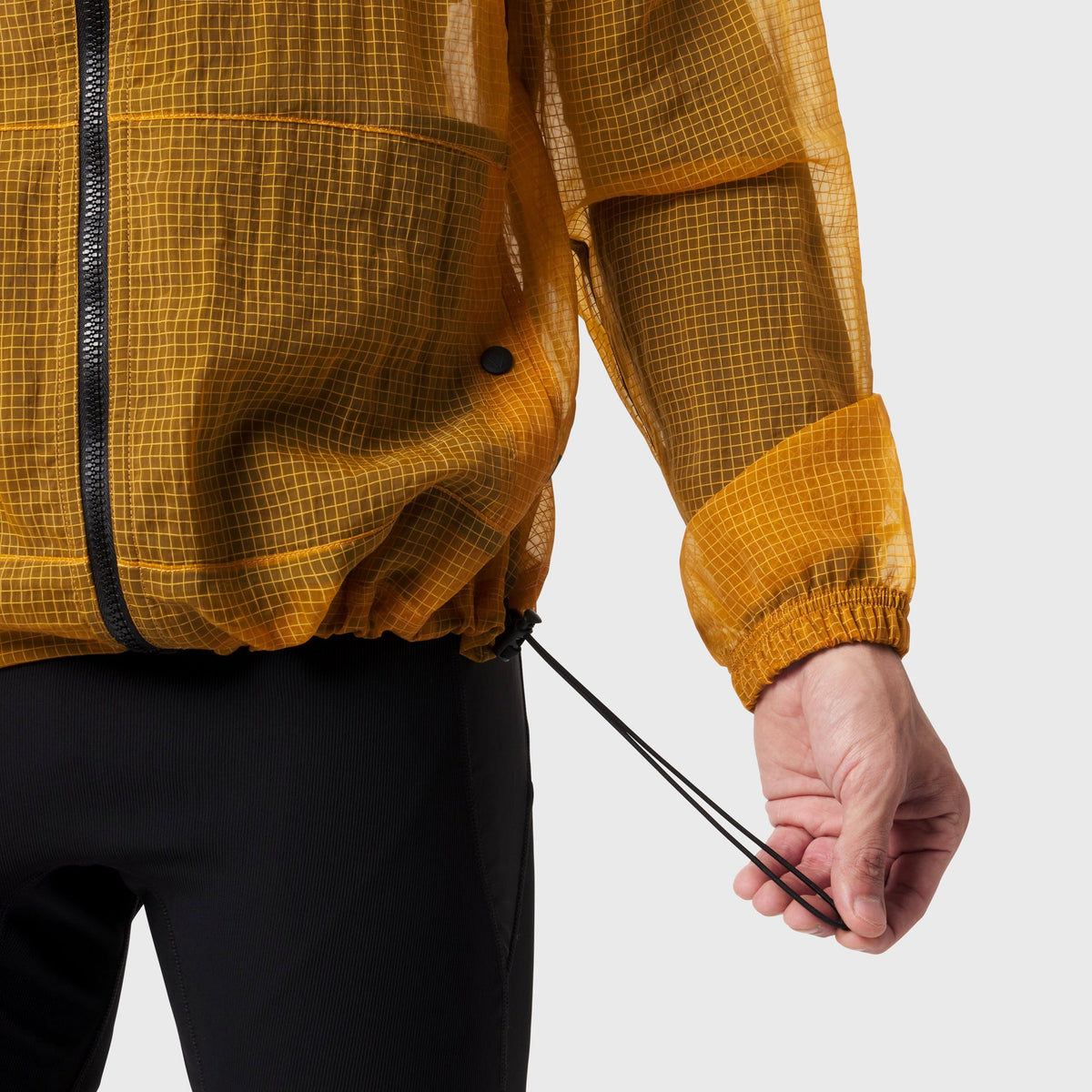 1162. Weather-Ready Transparent Ripstop Shell Jacket - Amber | ASRV