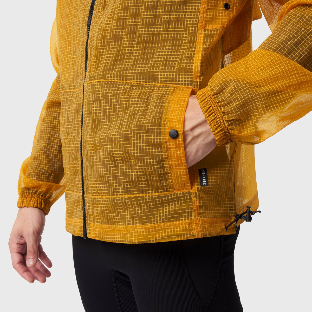 1162. Weather-Ready Transparent Ripstop Shell Jacket - Amber | ASRV
