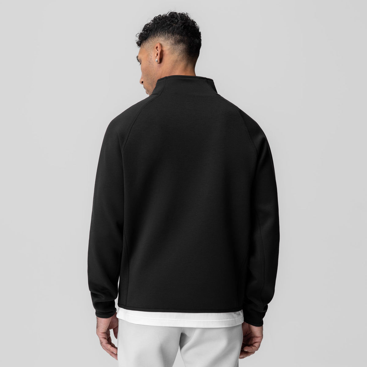 1021. Dri-Core™ Quarter Zip - Black | ASRV