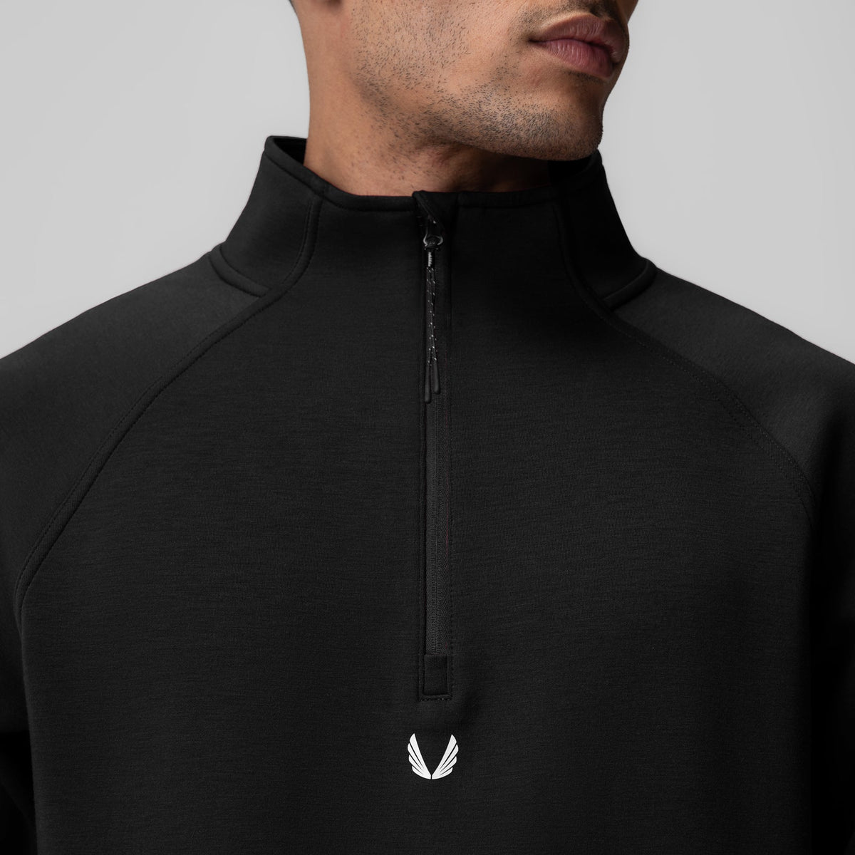 1021. Dri-Core™ Quarter Zip - Black | ASRV