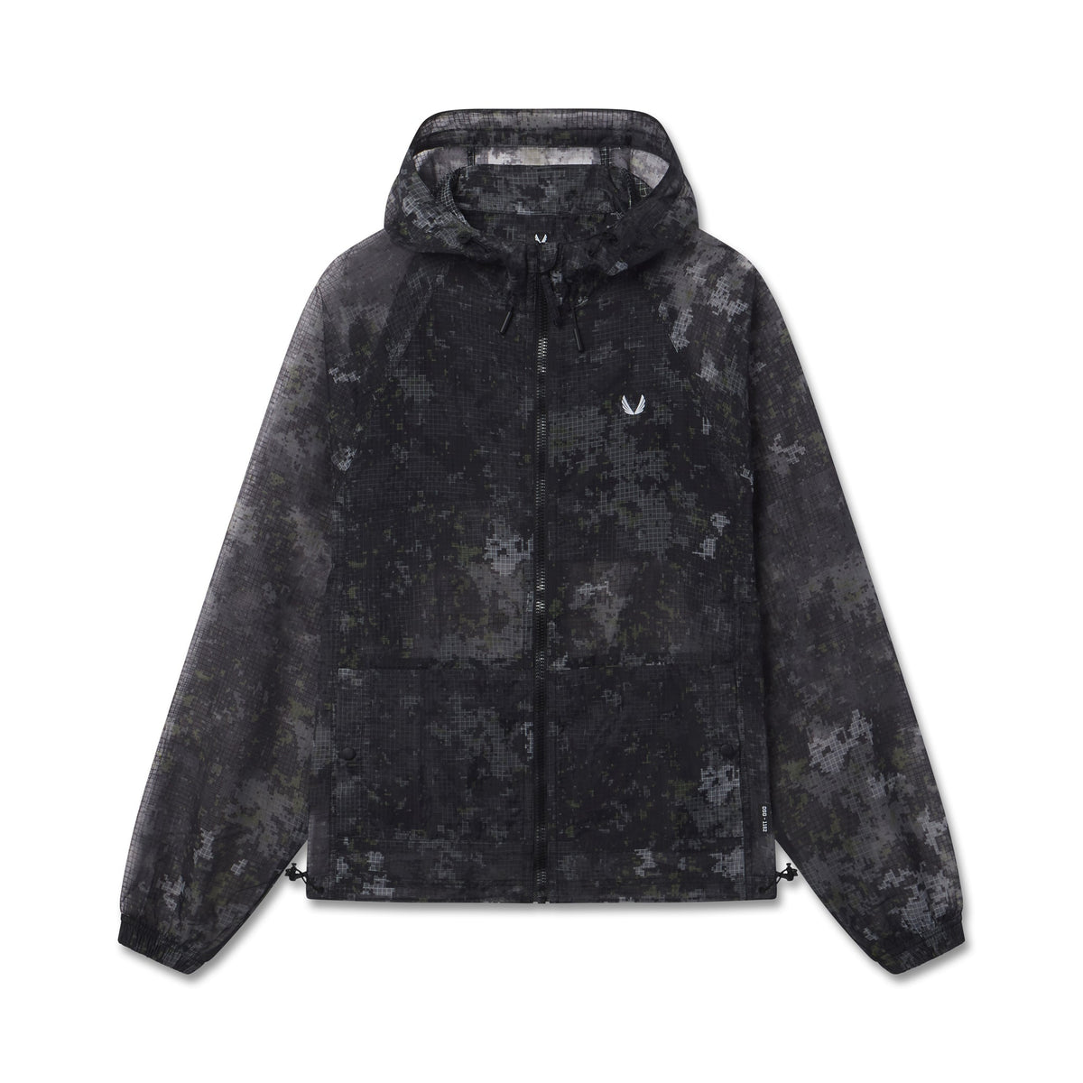 1162. Weather-Ready Transparent Ripstop Shell Jacket - Pixel Camo | ASRV
