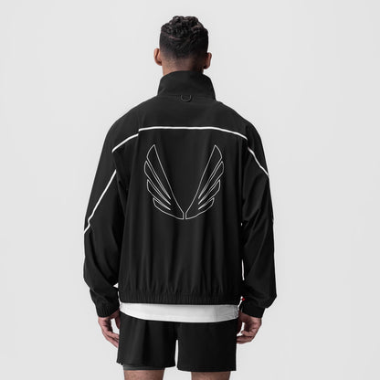 0950. Aerotex™ Track Jacket - Black/White | ASRV