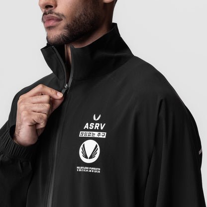 0950. Aerotex™ Track Jacket - Black/White | ASRV