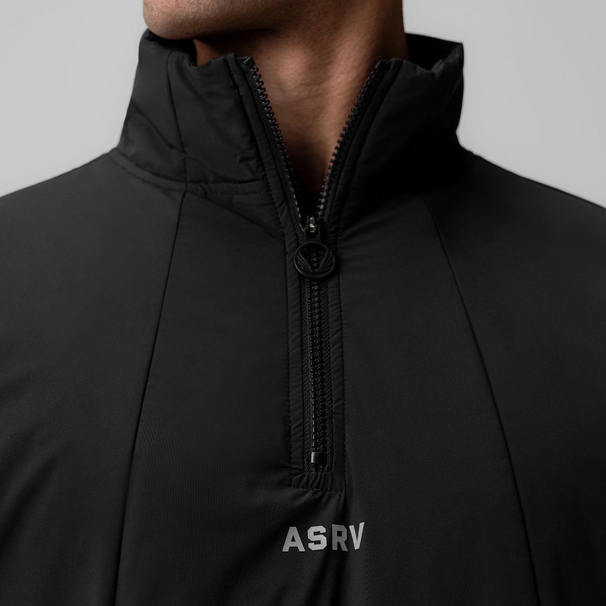 1056. Aerotex™ PrimaLoft® Quarter Zip - Black | ASRV