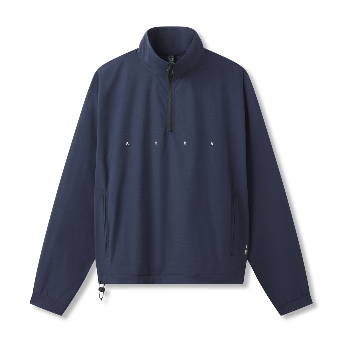 0970. Ripstop Quarter Zip Jacket - Navy | ASRV