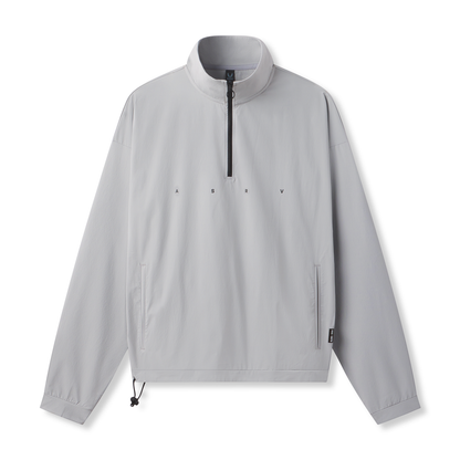 0970. Ripstop Quarter Zip Jacket - Slate Grey | ASRV