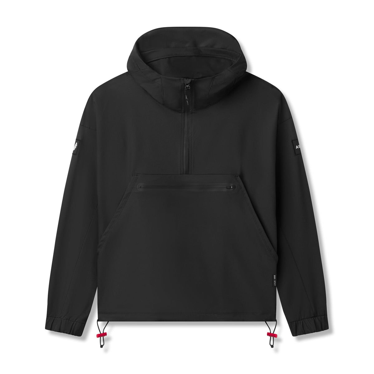 0717. Weather-Ready Anorak Jacket - Black "Patch" | ASRV