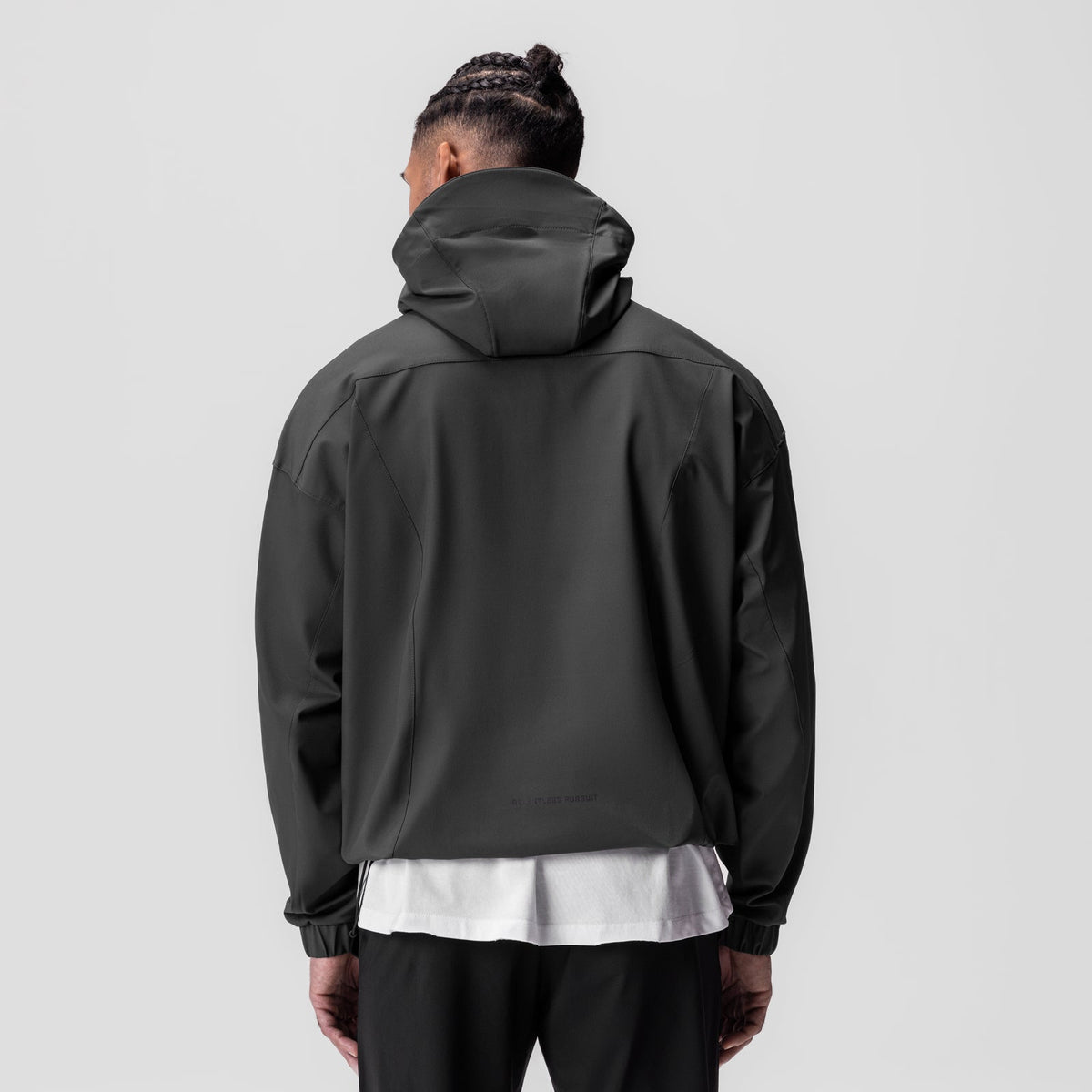 0717. Weather-Ready Anorak Jacket - Space Grey "Patch" | ASRV